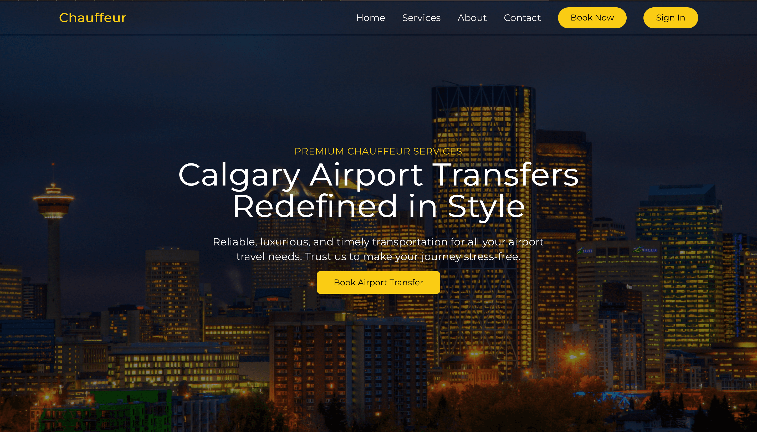 Calgary Chauffeur Service